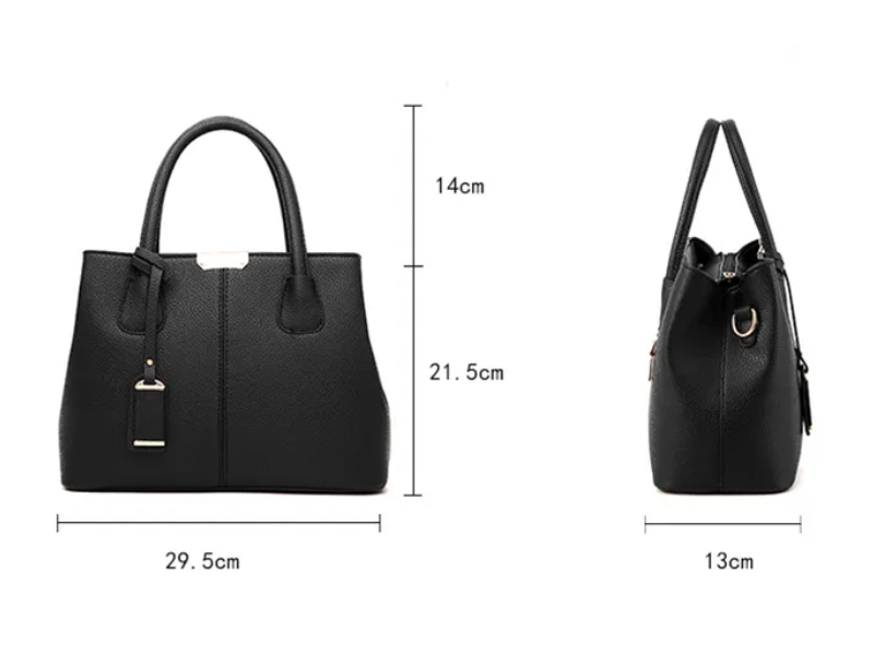 Elnora Crossbody Tote Çanta – Ayarlanabilir Omuz Askılı, Şık ve Geniş Çanta