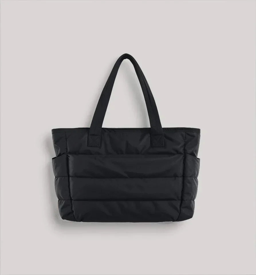 Arianna Kadın Puffer Tote Çantası – Geniş, Su Geçirmez Çanta Modern Tasarım ve Laptop Bölmesi ile